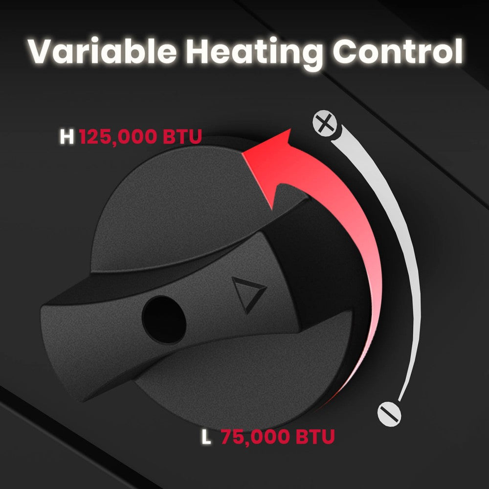 GASLAND Flame Jet Propane Force Air Heater 125,000 BTU