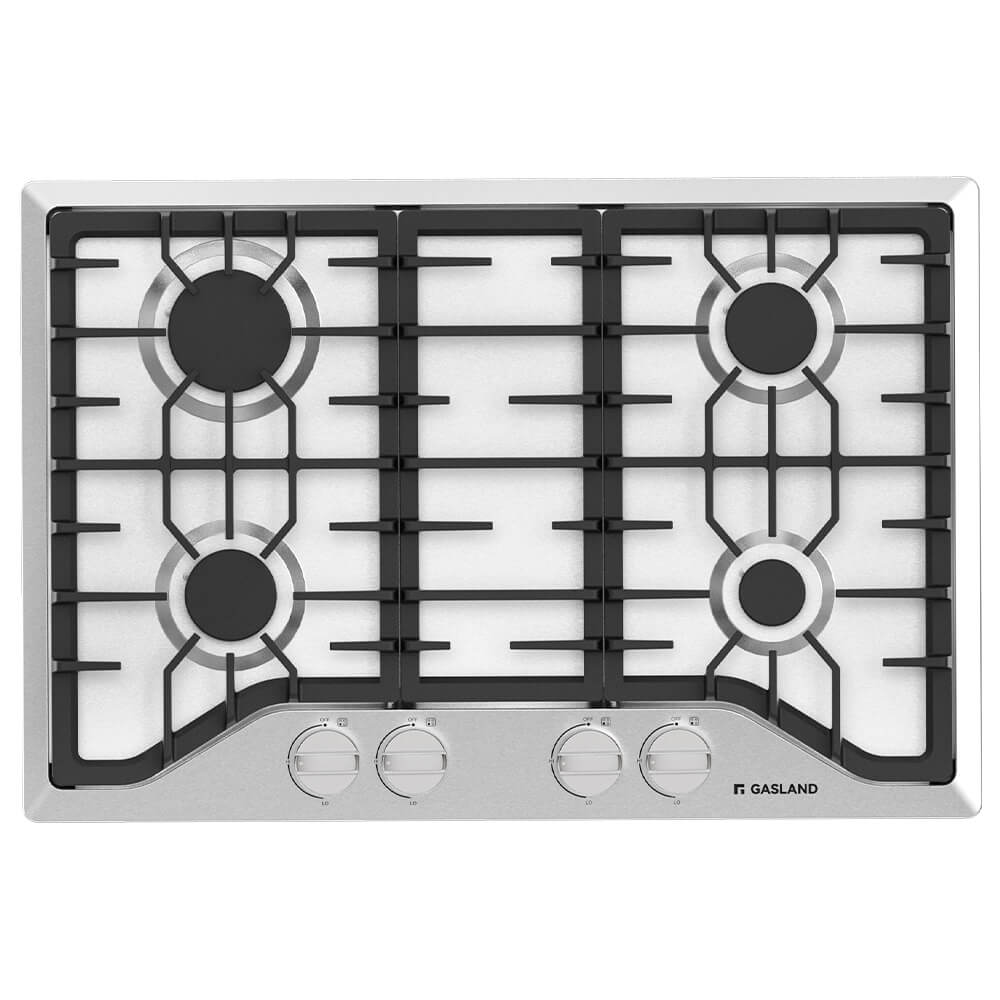 GASLAND 30 Inch 4 Burner Stainless Steel Sabaf Burner Front Knob Gas Cooktop