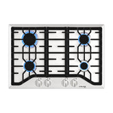 Gasland Chef 30 In. 4 Burner NG/LPG Convertible Gas Cooktop