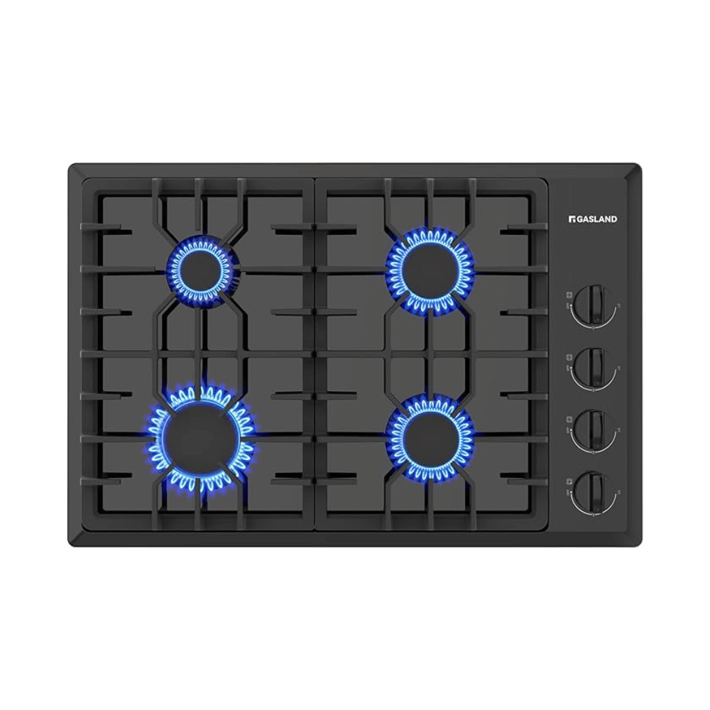 GASLAND 30 Inch 4 Burner Black Enamel Gas Cooktop