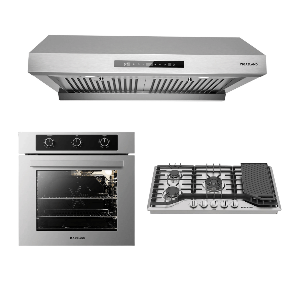 36'' Stainless Steel Gas Kitchen Appliance Set