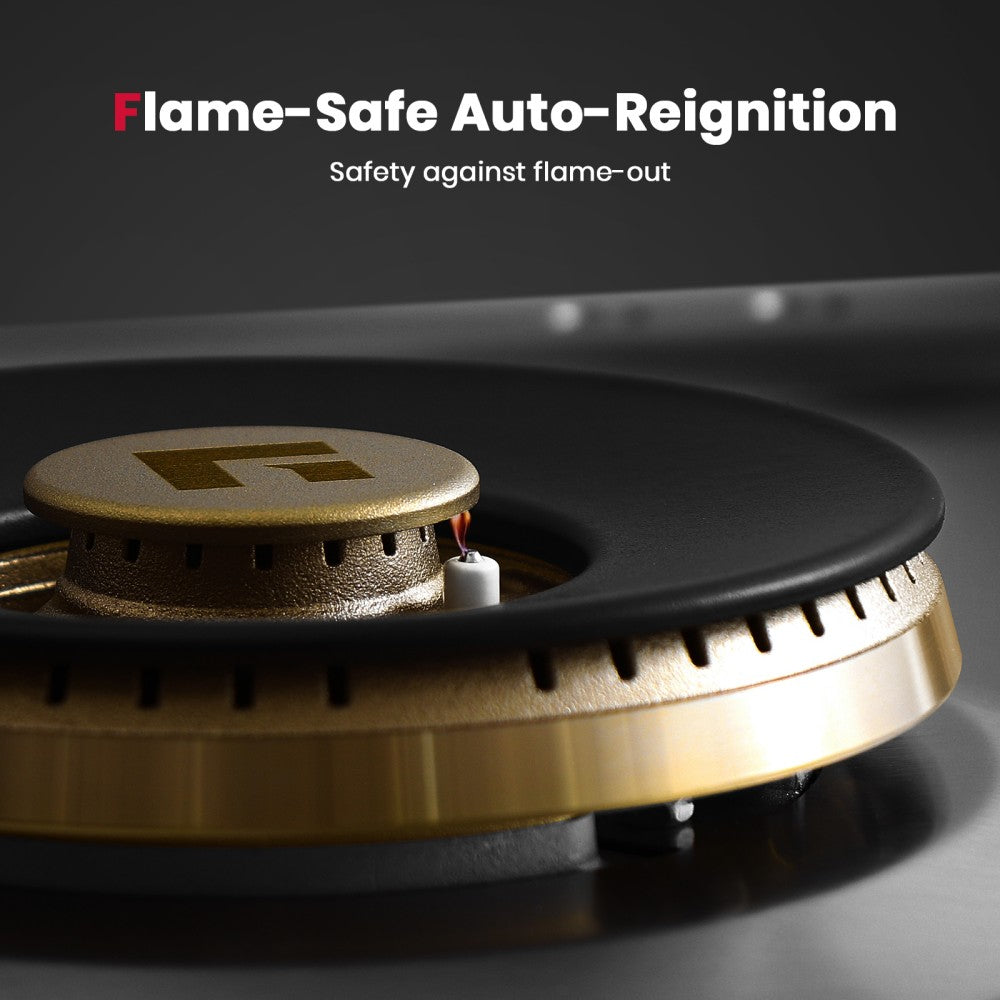 GASLAND 30" Gas Cooktop with Reversible Grill & 5 High-Efficiency Burners