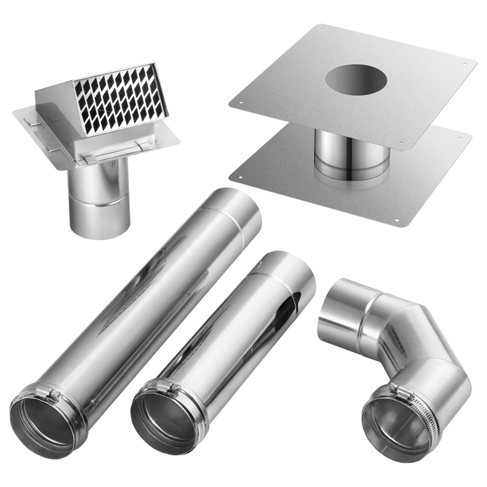 GASLAND 3" Stainless Steel Vent Pipe Kit