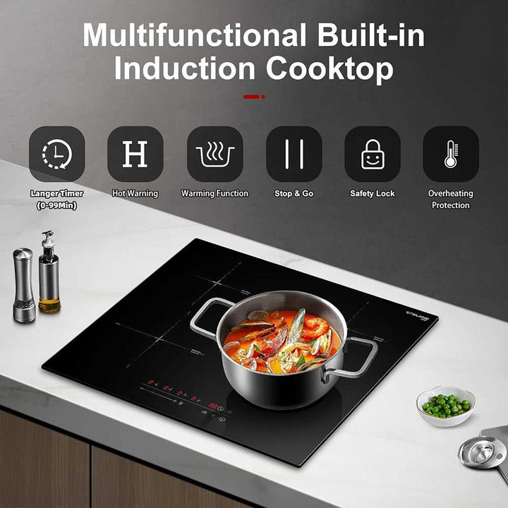 GASLAND Chef 24 Inch 4 Burner Sensor Touch Control Induction Cooktop