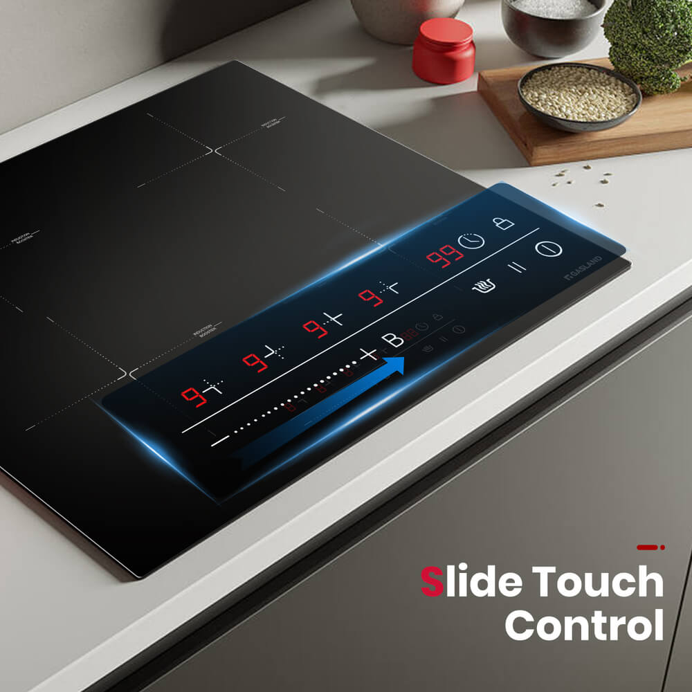 24" 4 Burner Touch Control Induction Cooktop