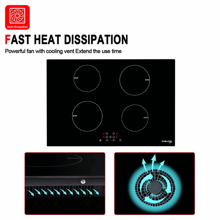Gasland Chef 30 In. 4 Cooking Zones Sensor Touch Control Induction Cooktops