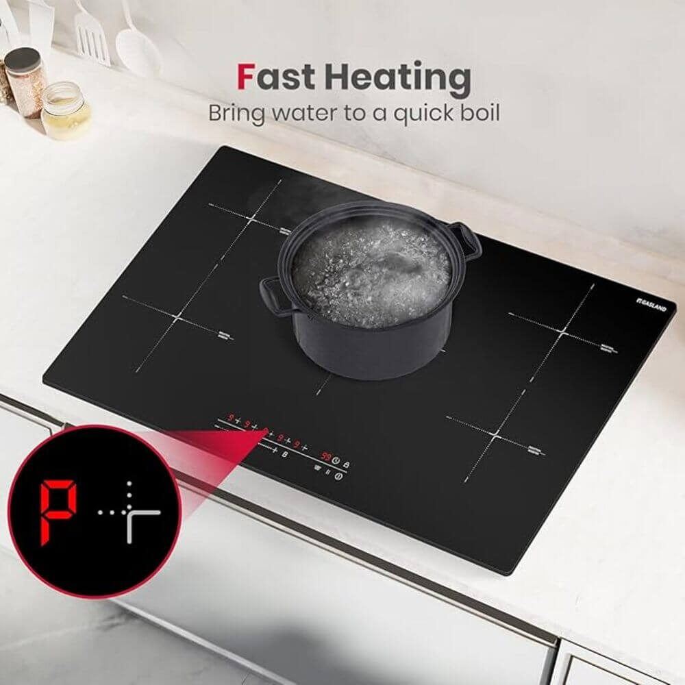 36" 5 Burner Sensor Touch Control Induction Cooktop