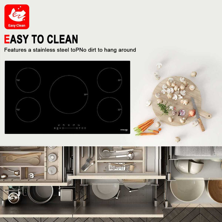 Gasland Chef 36 In. 5 Cooking Zones Induction Stovetop