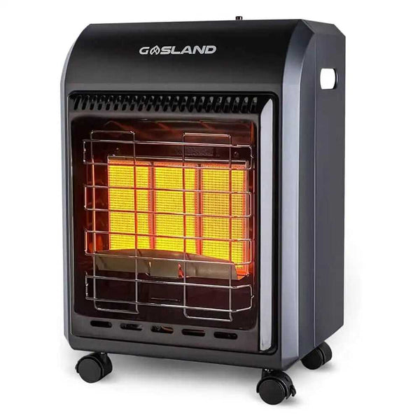 GASLAND Outdoor Heater Ultra Quiet Portable Propane Heater with LP Regulator Hose, 18,000 BTU, 3 Heating Modes Patio Heater