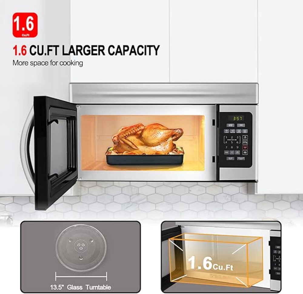 GASLAND 30" 1.6 Cu. Ft. Over the Range Microwave - Stainless Steel