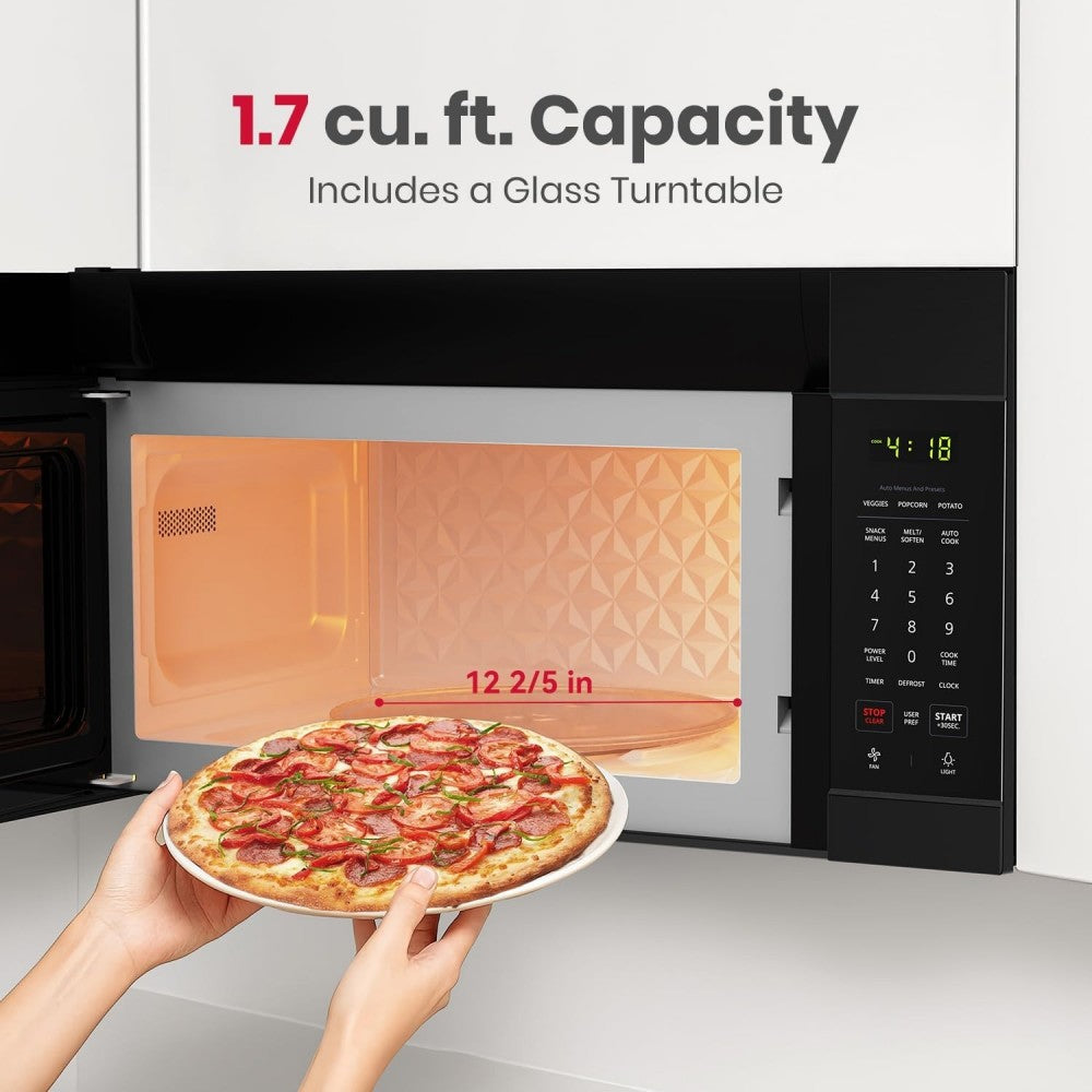 30" 1.7 Cu. Ft. 1000W Over-the-Range Microwave