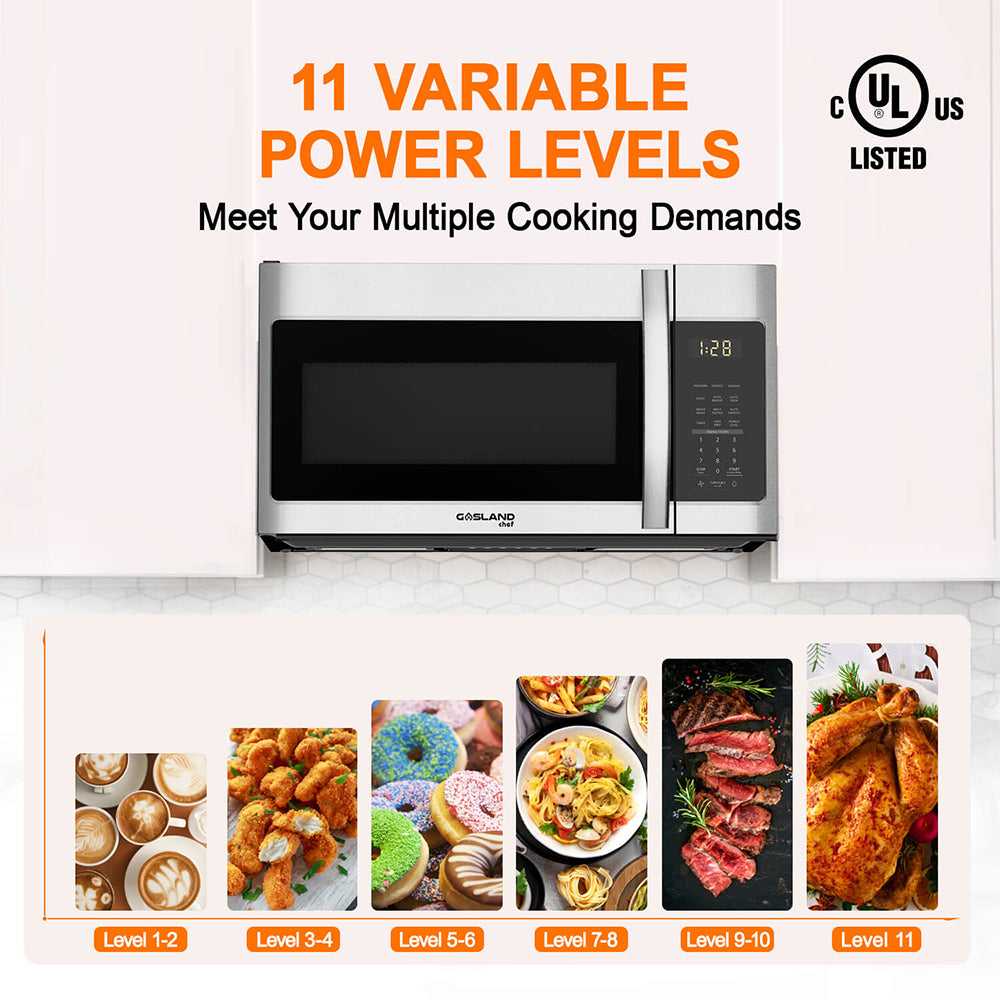 Gasland Chef 30 Inch Over-the-Range Microwave Oven with 1.9 Cu. Ft. Capacity, 300 CFM in Stainless Steel