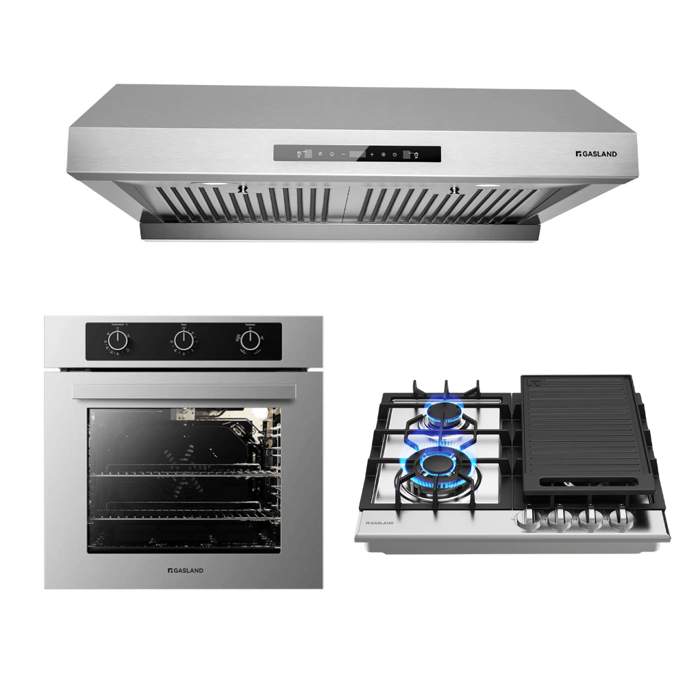 24'' Stainless Steel Gas Kitchen Appliance Set