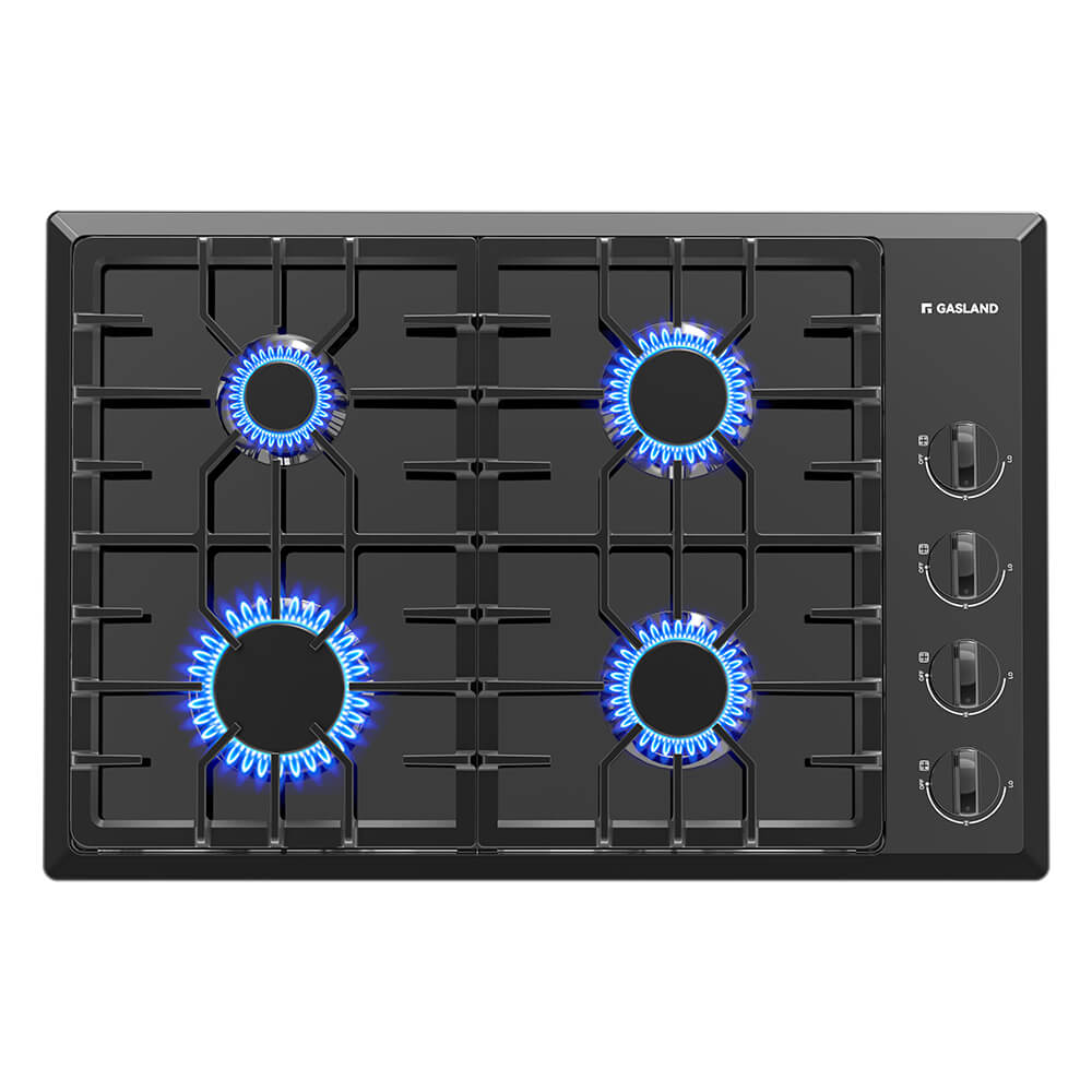 GASLAND 30" 4 Burner Black Enamel Gas Cooktop