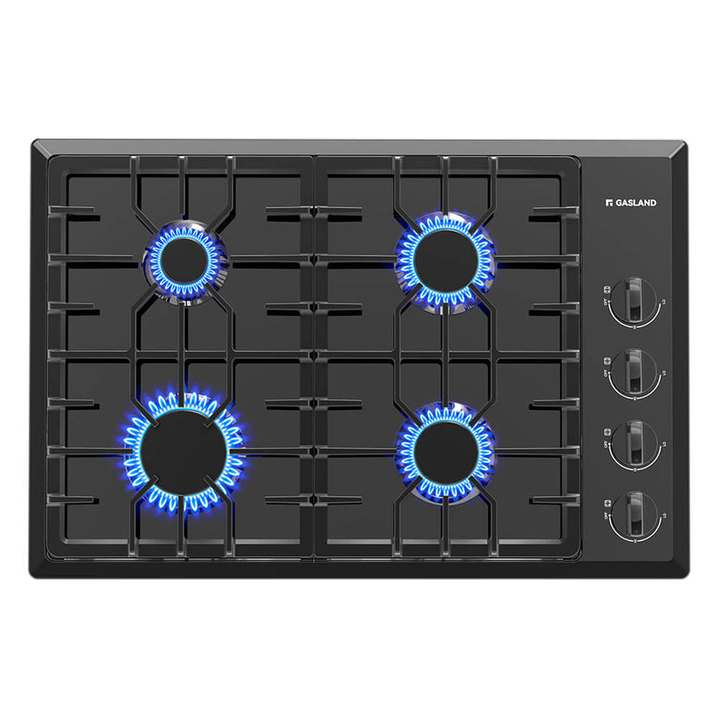 GASLAND 30 Inch 4 Burner Black Enamel Gas Cooktop for Wholesale