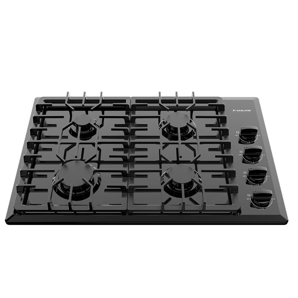 GASLAND 30" 4 Burner Black Enamel Gas Cooktop