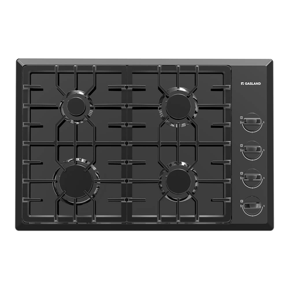 GASLAND 30" 4 Burner Black Enamel Gas Cooktop