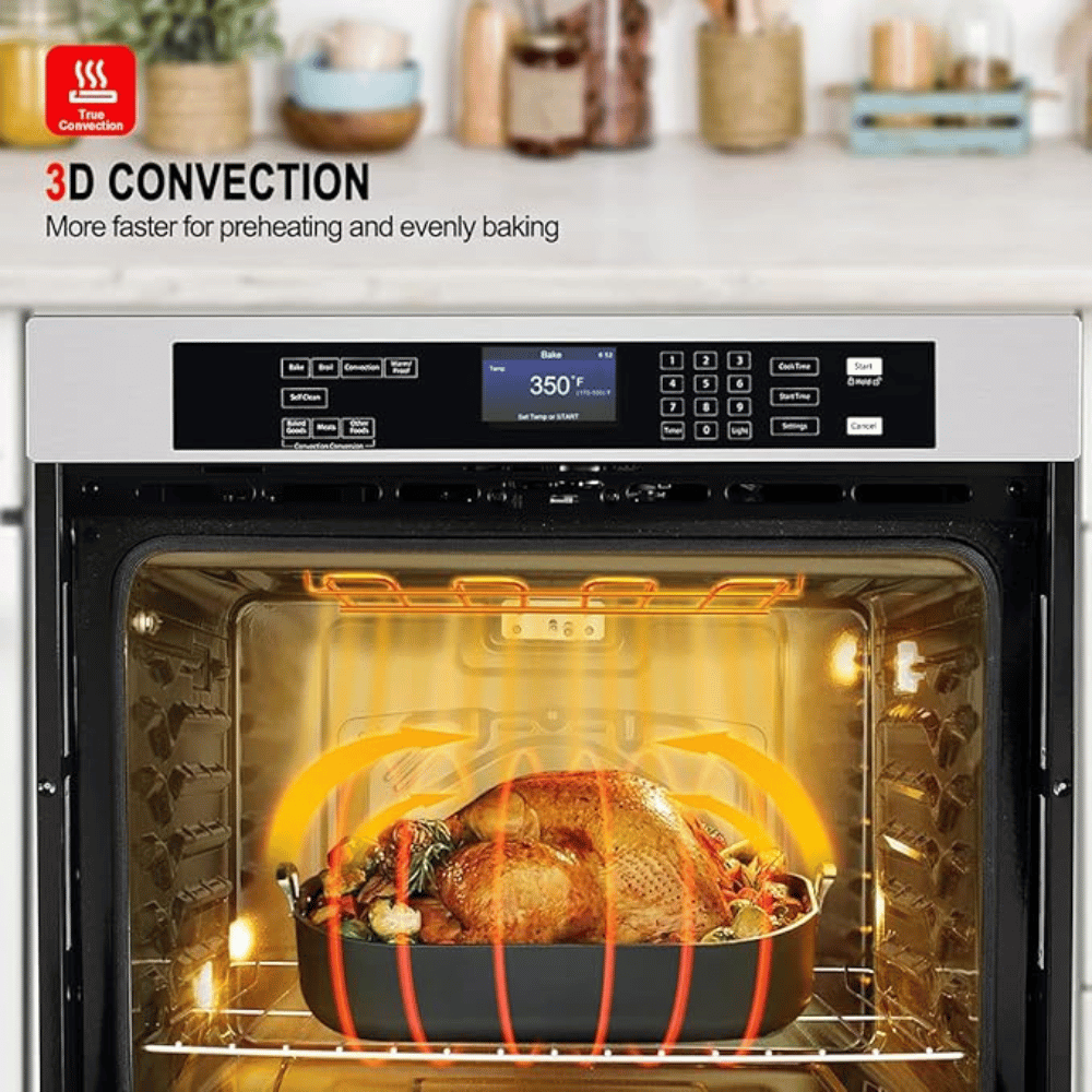 30" 5.0 Cu.Ft. Digital Display Convection Self-cleaning Electric Oven