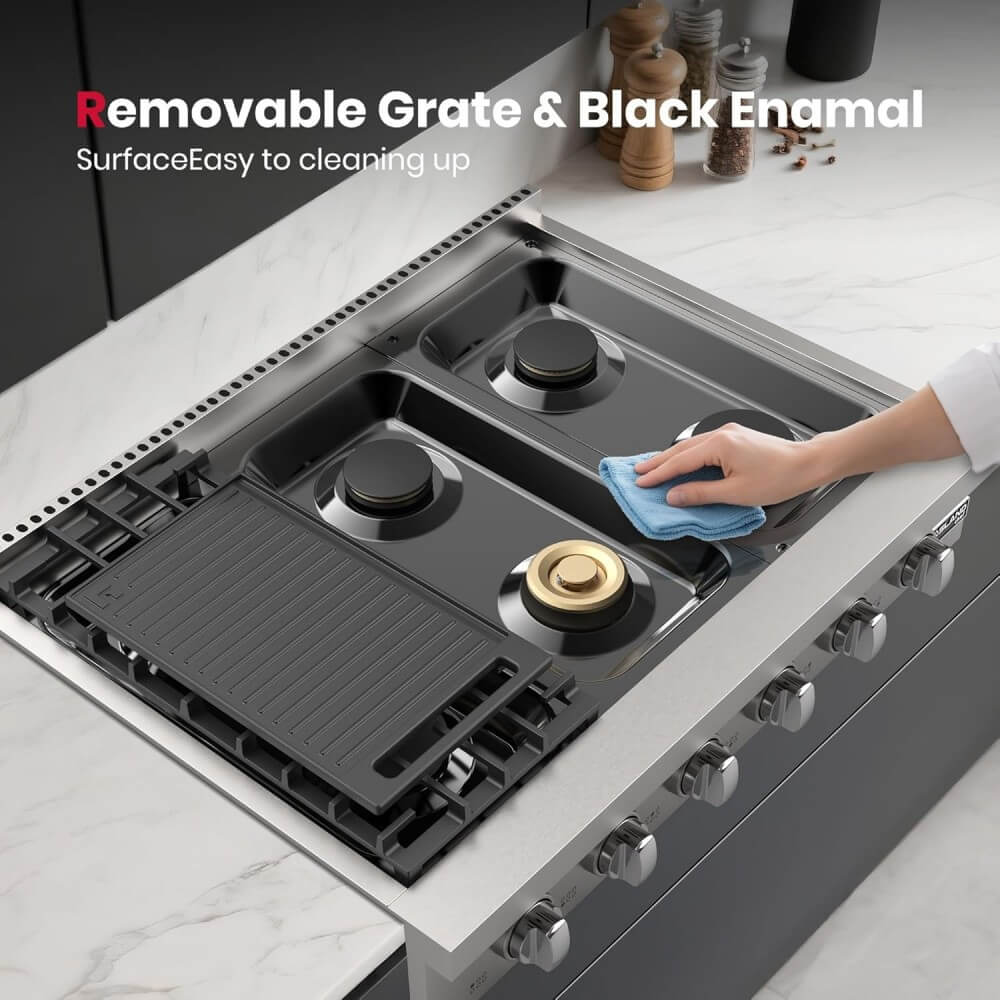 GASLAND 36" 6 Burner Professional Gas Rangetop