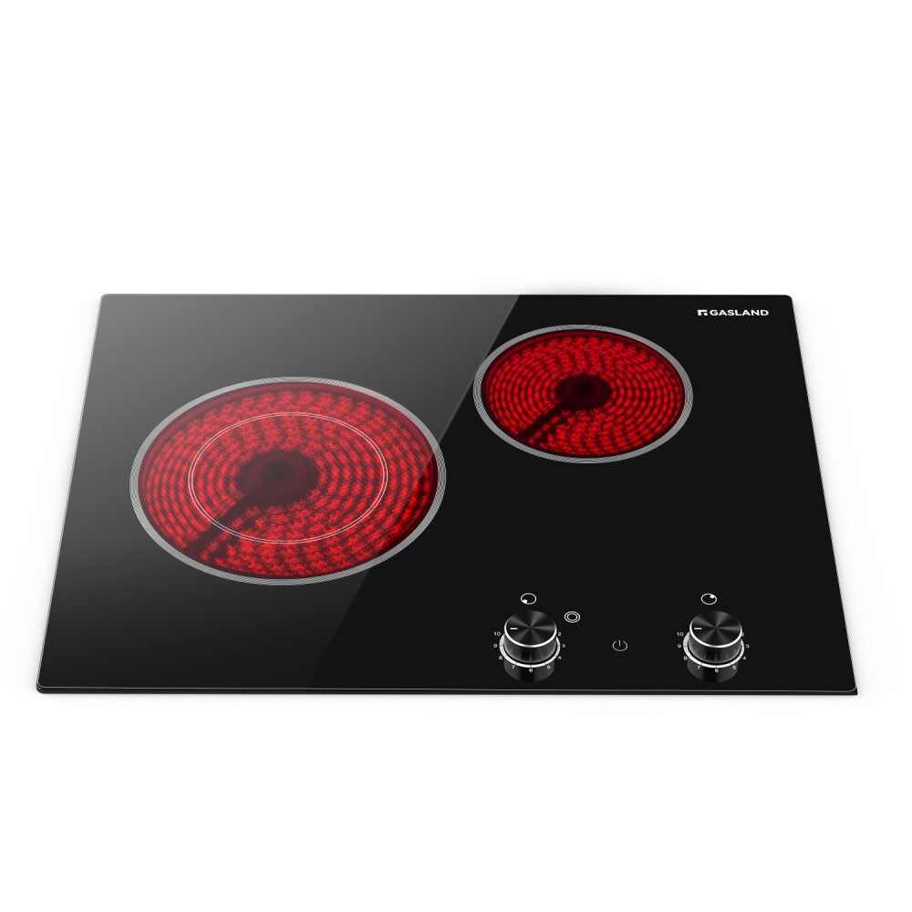 21" 2 Burner Knob Control Electric Cooktop