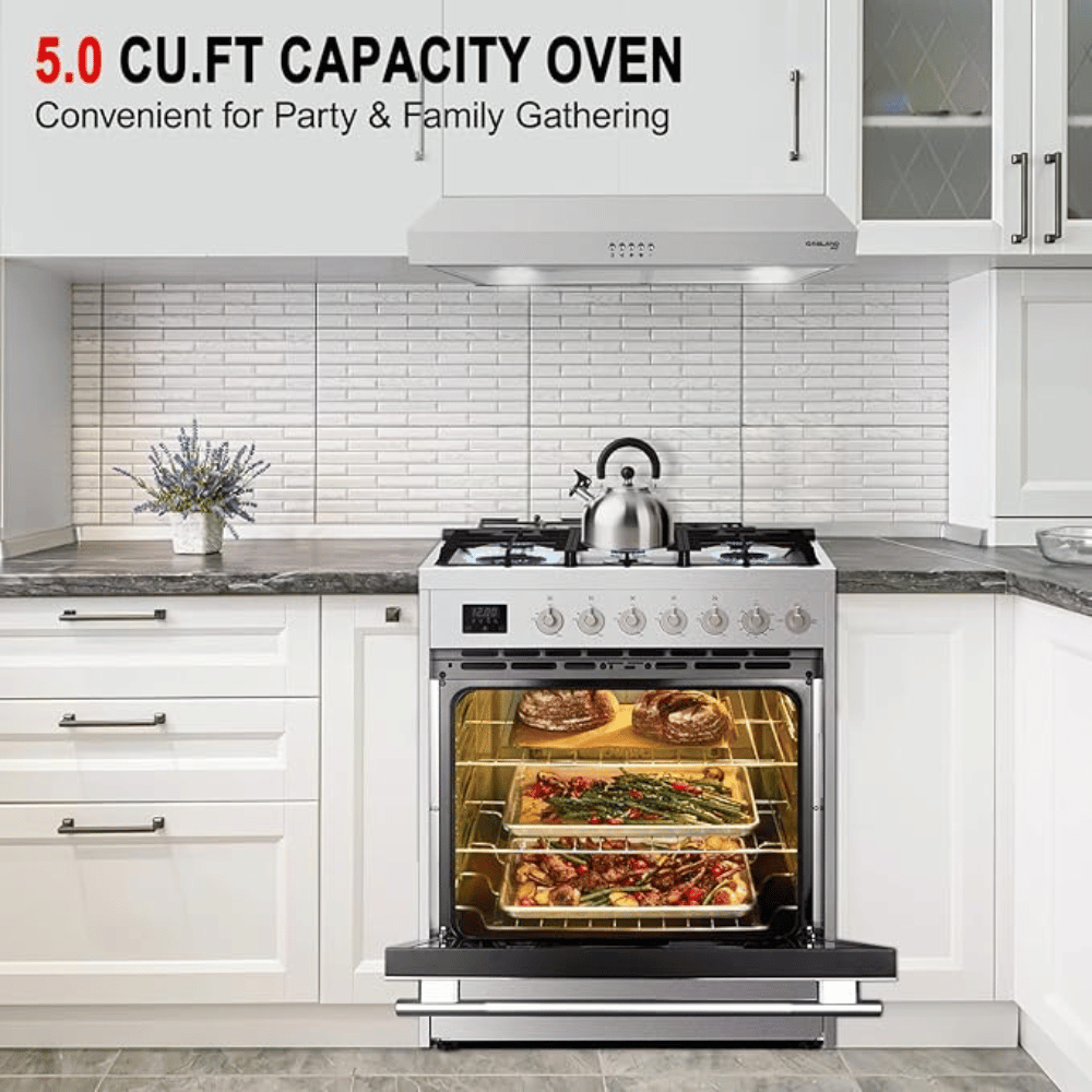 30" Freestanding Gas Range - Oven and Cooktop