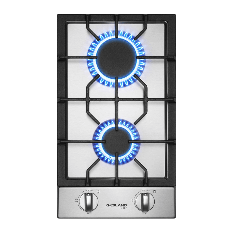GASLAND Chef 12 Inch 2 Burner Stainless Steel Gas Cooktop