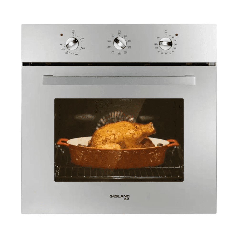 GASLAND Chef 24 Inch 2.3Cu.f 9 Cooking Modes Stainless Steel Built-in Electric Single Wall Oven with Rotisserie