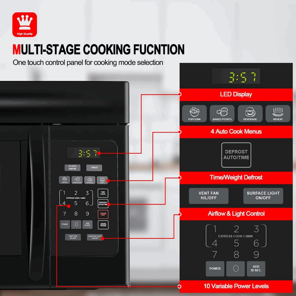 OTR Microwave Oven-OTR1603B-GASLAND Chef