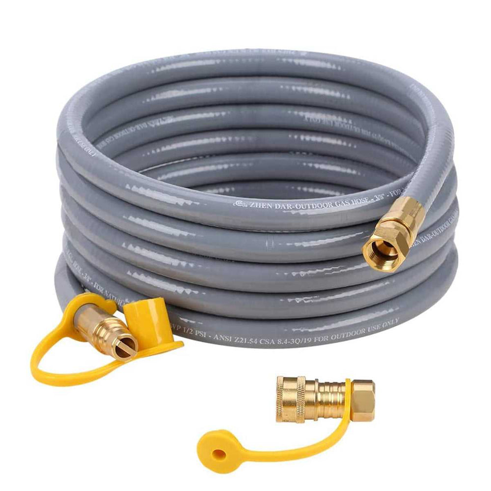 GASLAND Flexible Propane Gas Line, 12 Feet Natural Gas Grill Hose with