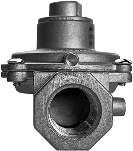 Gasland Chef Gasland Gas Pressure Regulator, 1/2" NPT In/Out Gas Pipe, 1/2 PSI(3.5 kPa) Gas Inlet, 5"-11" WC Outlet Pressure, Gas Pressure Regulator for Liquefied Propane and Natural Gas, Easy To Install