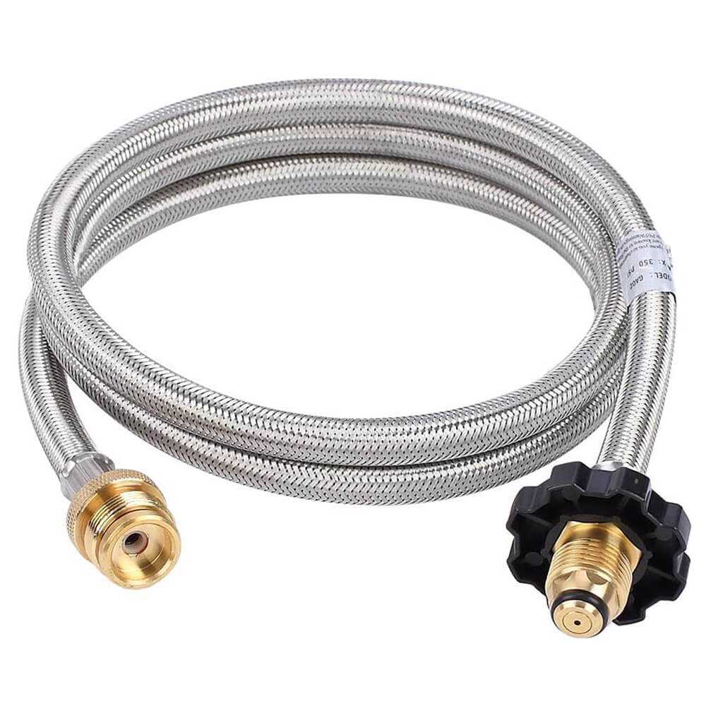 Gasland Chef 5ft Propane Hose Adapter 1lb to 20lb, Converts for Propane Heater, Tabletop Grill and More 1LB Portable Appliance to 5-40lb Tank