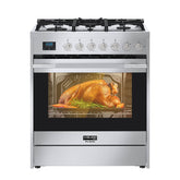 Gasland Chef 30'' Slide-in Gas Range with 5 Sealed Gas Burners & 5.0 cu. ft. Capacity Convection Oven