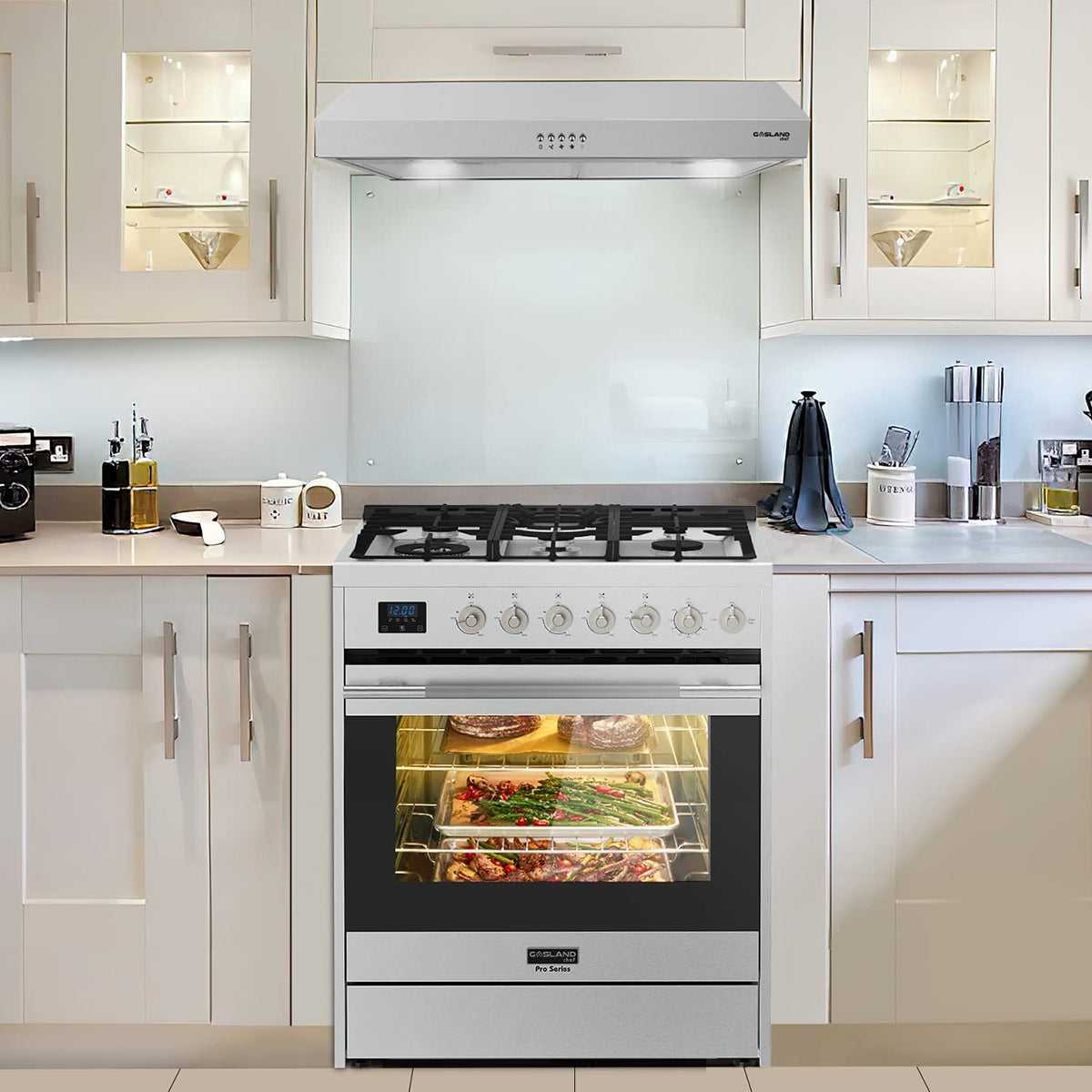 Gasland Chef 30'' Slide-in Gas Range with 5 Sealed Gas Burners & 5.0 cu. ft. Capacity Convection Oven